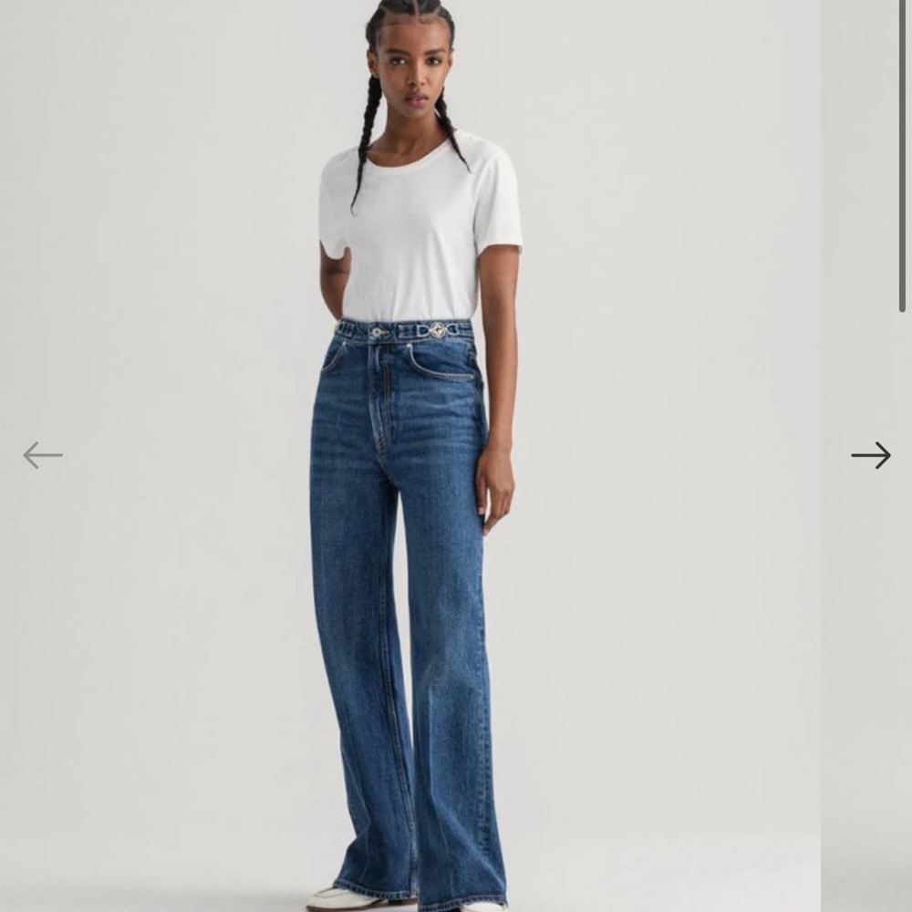 Gant Apparel Womens Icon G Hw Flare Jeans